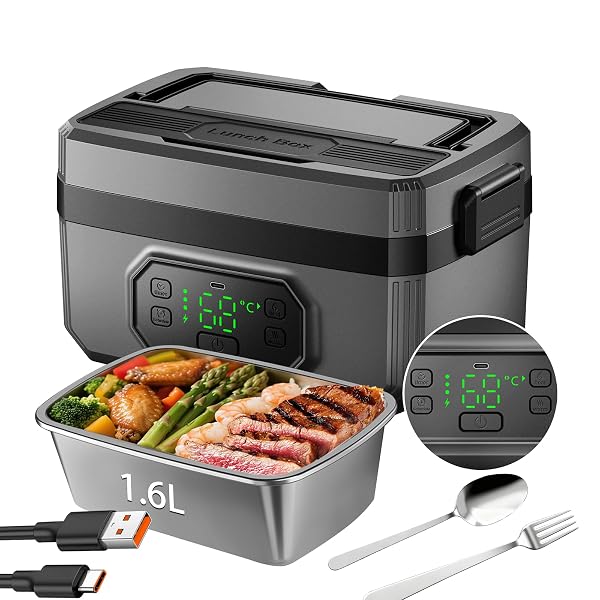 SWINGERS CORDLESS HEATED LUNCH BOX, 24000MAH SELF HEATING...