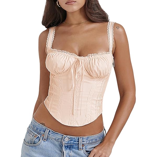 トップス Yilon CORSET LACE CAMI Corset lace cami – YILON