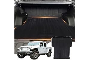 TRIL GEAR 5FT Bed Mat Compatible with Jeep Gladiator Bed Mat Bed Liner 5'(60'') Replacement for Jeep Gladiator Accessories,TPV Heavy Duty Rubber Truck Bed Mat Cargo mat