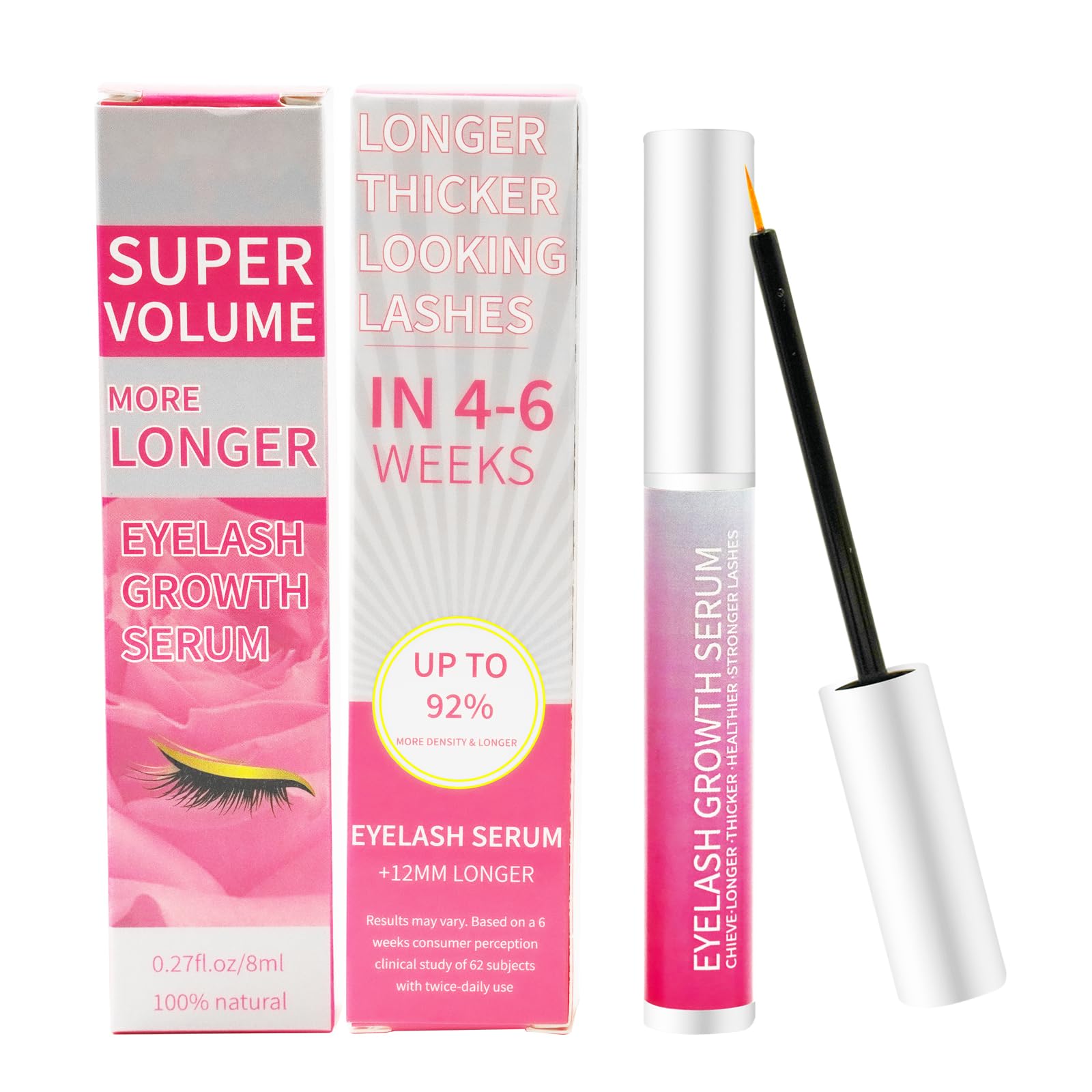 Photo 1 of ?Eyelash Growth Serum Volumizing Lash Serum For Eyelash Growth Longer & Thicker Lash Enhancing With Natural Formula Vegan & Cruelty-Free (8 mL)