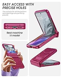 Vizvera for Motorola Razr 2024 Case with Hinge