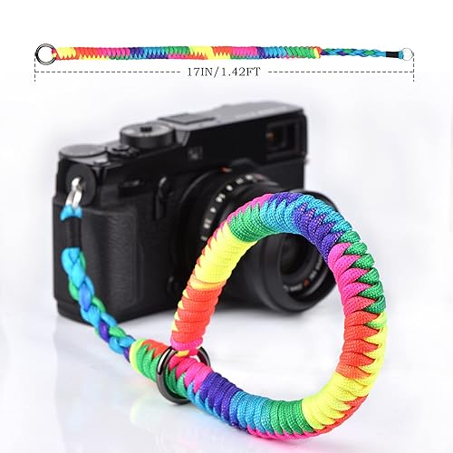 Camera Wrist Strap (550 Paracord) Higher-end Adjustable Hand-Woven