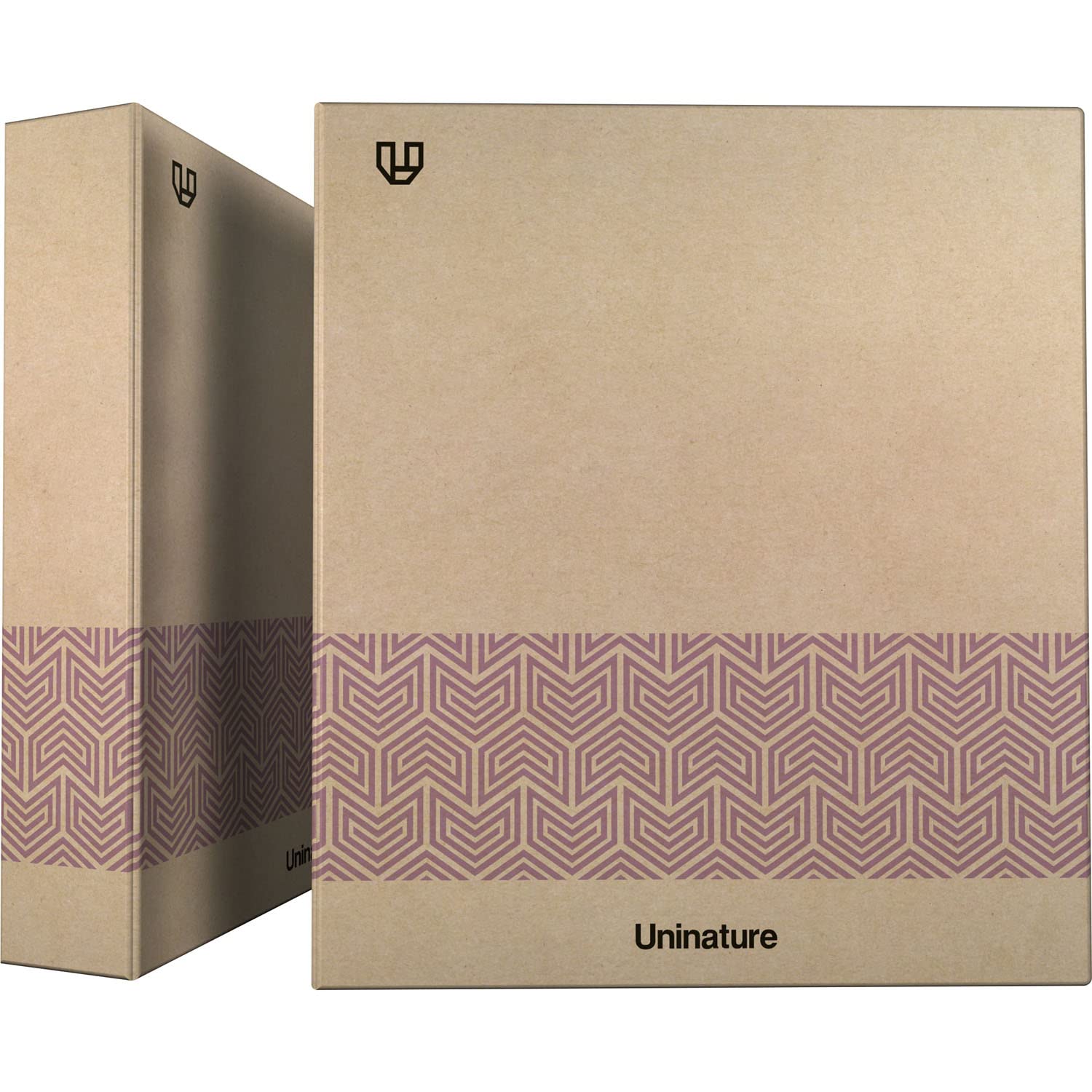 Unipapel | Recycled Kraft Ring Binder | A4 | Violet | 4 Mixed Rings 40 mm | Uninature Concept | FSC Certified