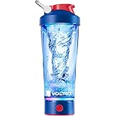 VOLTRX Electric Shaker Bottle - VortexBoost Portable USB C Rechargeable Protein Shake Mixer, Shaker Cups for Protein Shakes, 