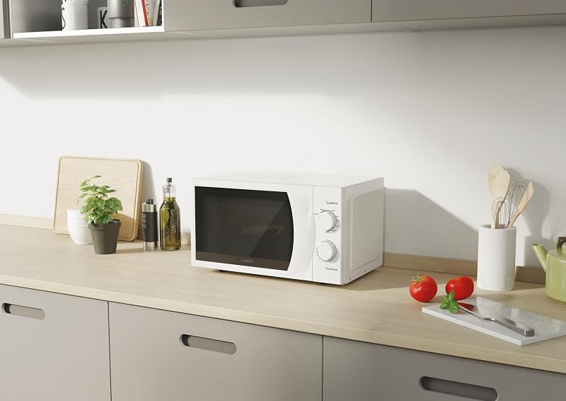 Smart CMG 2071M, Micro-ondas com grelhador, 20L, Mecânica, Temporizador, 6 níveis de potência, mesa giratória de 24,5cm, Desembaciamento automático, 700W/900W, branco
