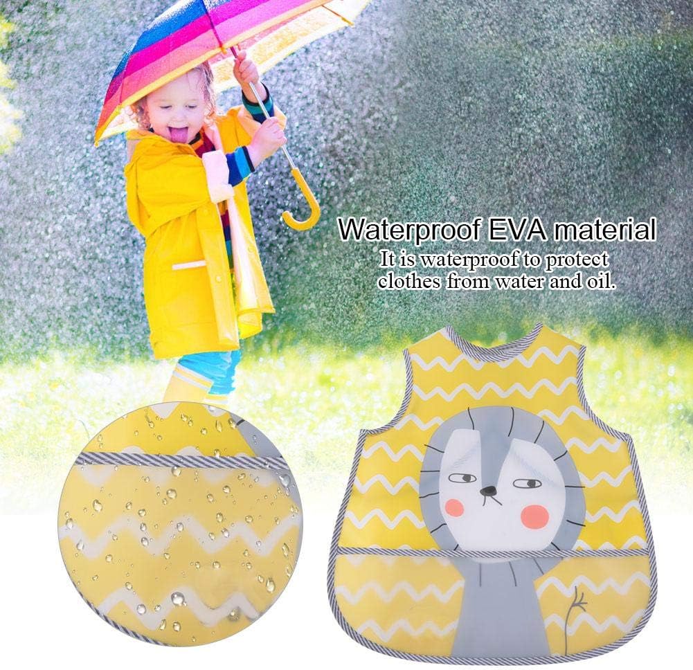 1 Bavoir De Bebe Tablier Dalimentation Blouse De Peinture Unisexe Bavette En Eva De Dessin Anime Impermeable Sans Manches Avec Une Grande Poche Bebe Puericulture Le Repas De Bebe Centroarco Com