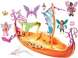 Playmobil 9133 Fairies Enchanted Fairy Ship Floats Water Glows In Dark Dolphin view 3