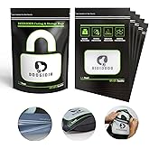 1/4 LB Curing & Storage Bags, Double-Tracked Zip Closure Heat Sealable Upright Cure Bags, Reusable Humidity Control (11.8 x 8