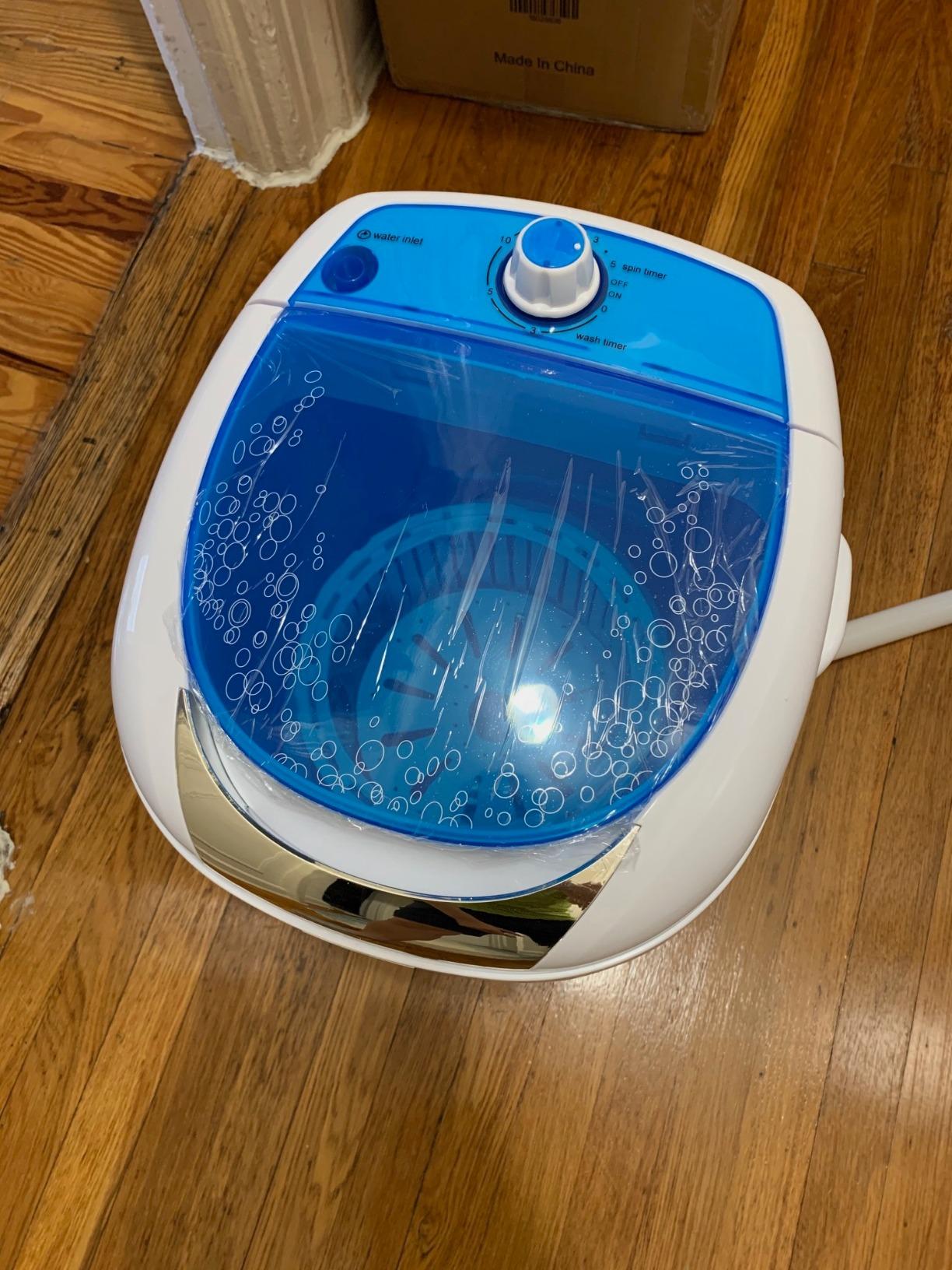 16/mo Finance COSTWAY Portable Mini Washing Machine with Spin Dryer