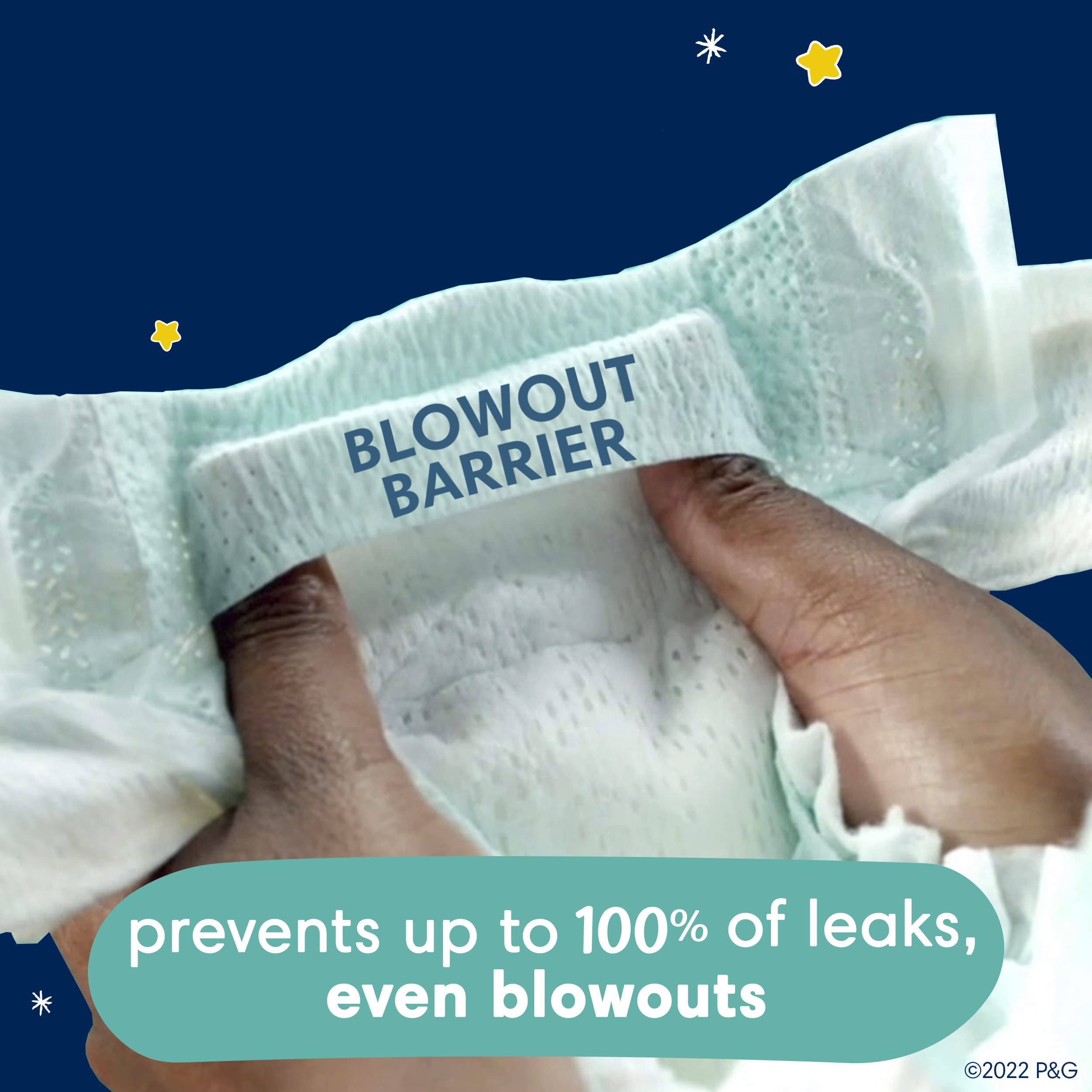 Pampers Swaddlers Overnights Diapers - Size 7, 36 Count, Disposable Baby Diapers, Night Time Skin Protection
