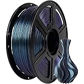 FLASHFORGE PLA Filament 1.75mm +/- 0.02mm Burnt Titanium, Color Changeable 3D Printer Filament 1kg (2.2lbs), Chameleon Changing Colors with Light, Perfectly Hide The Layer Line