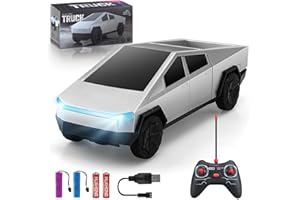 Britik Remote Control Truck Toy for Kids 3-8: 1/24 Remote Control Pickup Truck for Kids, Durable Toy Vehicle with Lights, 2.4GHZ Non-Interference RC Car, Birthday Gift for 3 4 5 6 7 8 Year Old Boys