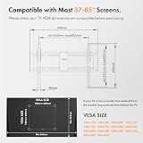 VonHaus Tilt TV Wall Mount 37-85 Inches 75kg VESA 400x600 view 3