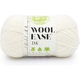 Lion Brand Yarn, Wool-Ease DK Crochet &amp; Knit Yarn, Cream, Off White, 1 Pack | Classic DK Weight Wool Acrylic Blend Knit &amp; Crochet Fiber for Warm Blankets, Light Sweaters, Fall &amp; Winter Hats