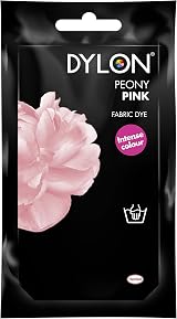 DYLON Hand Dye Peony Pink 50 g Fabric Dye Sachet for Clothes & Home