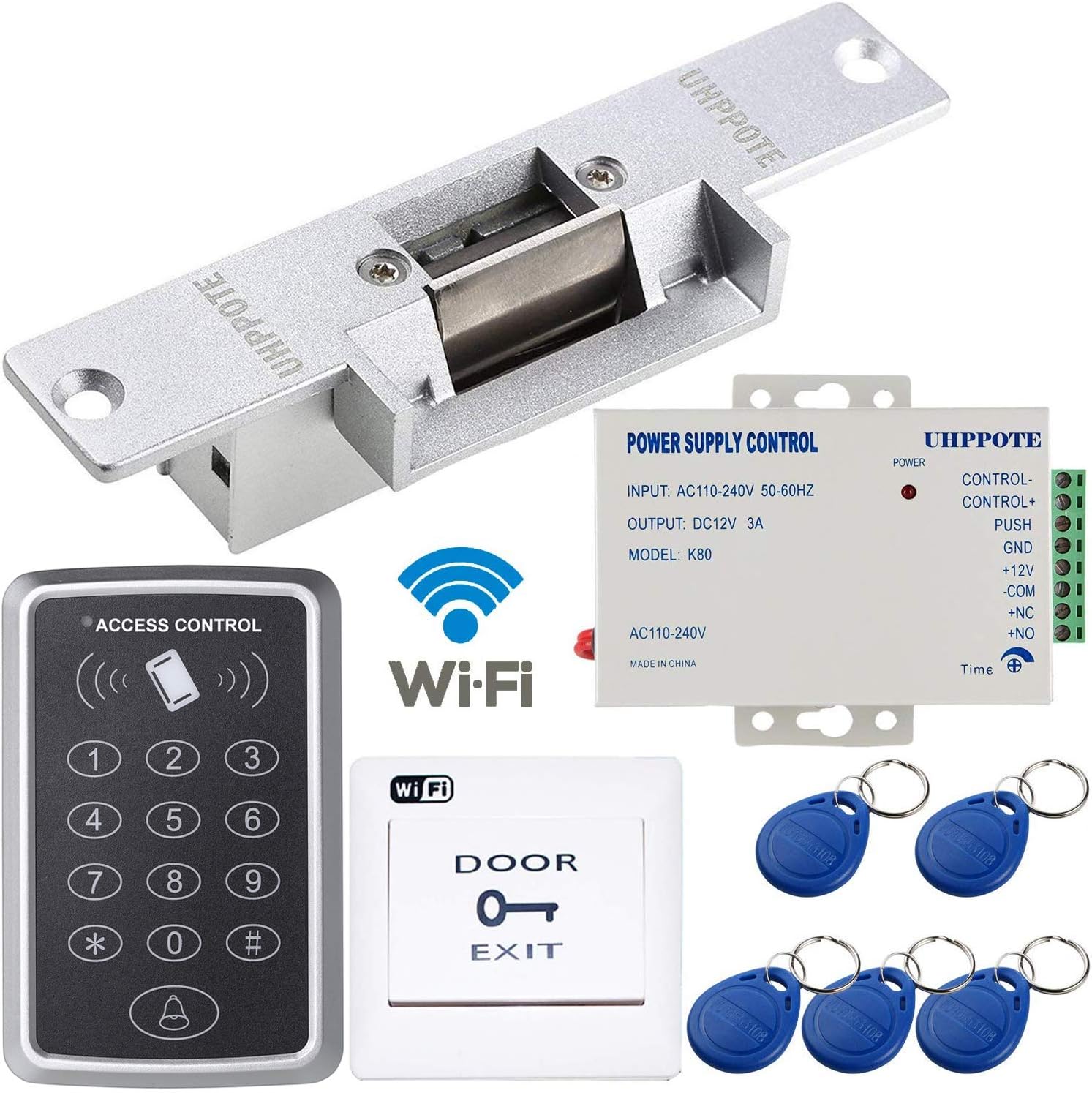 UHPPOTE Door Keypad Access Control Kit Electric Fail-Secure Strike Lock
