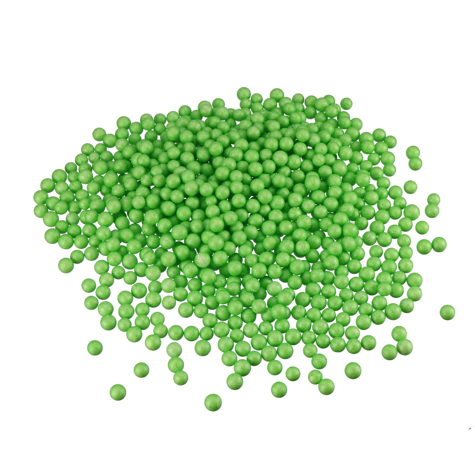 DMiotech 1 Pack 0.3-in Foam Beads Ball Polystyrene Round Foam Balls Green for DIY Craft, Arts, Party Decoration