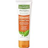 Medline Remedy Phytoplex Z-Guard Skin Protectant Paste with Zinc Oxide, Diaper Rash Cream, 4 Ounce