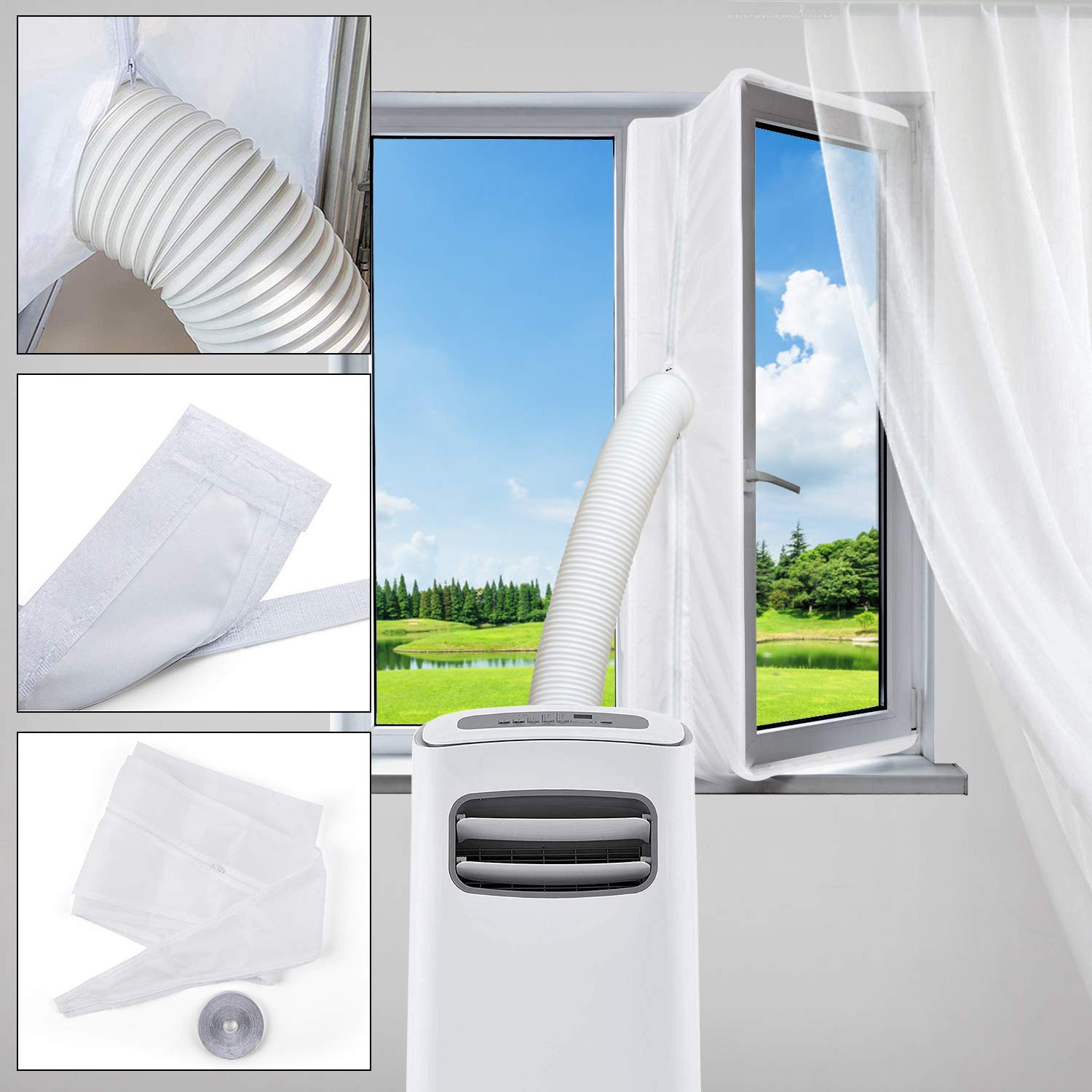 Buy Aozzy Window Seal for Portable Air Conditioner and Tumble Dryer,Window Venting for Mobile