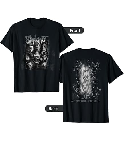 Amazon.com: Slipknot Men's Unisex-Adults Black T-Shirt with