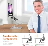 GRIFEMA Laptop Stand 360° Swivel Foldable Height Adjustable Ventilated view 7