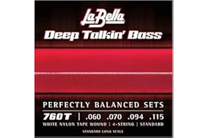 La Bella 760T White Nylon Tape, Standard 60-115