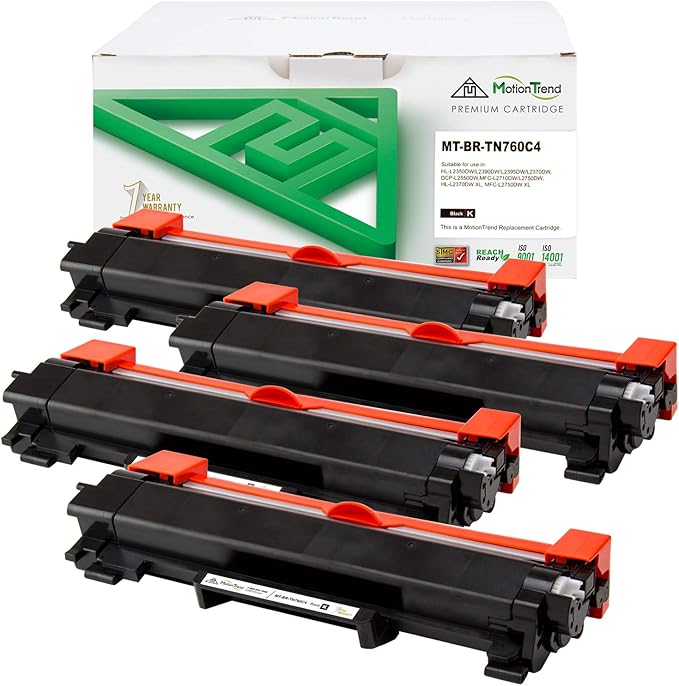 Amazon.com: MOTIONTREND Compatible Toner Cartridge Replacement for Brother TN760 TN-760 TN730 