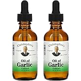 Christopher's Original Formulas Oil of Garlic Extract 2 Ounces - Pack of 2 - Premium Herbal Supplement - Cold-Pressed & Pure Liquid Garlic Oil | Versatile Use