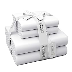 1000 Thread Count White King Size Sheet