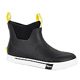 Kprm Men's Deck Boots Waterproof Ankle Rubber Rain