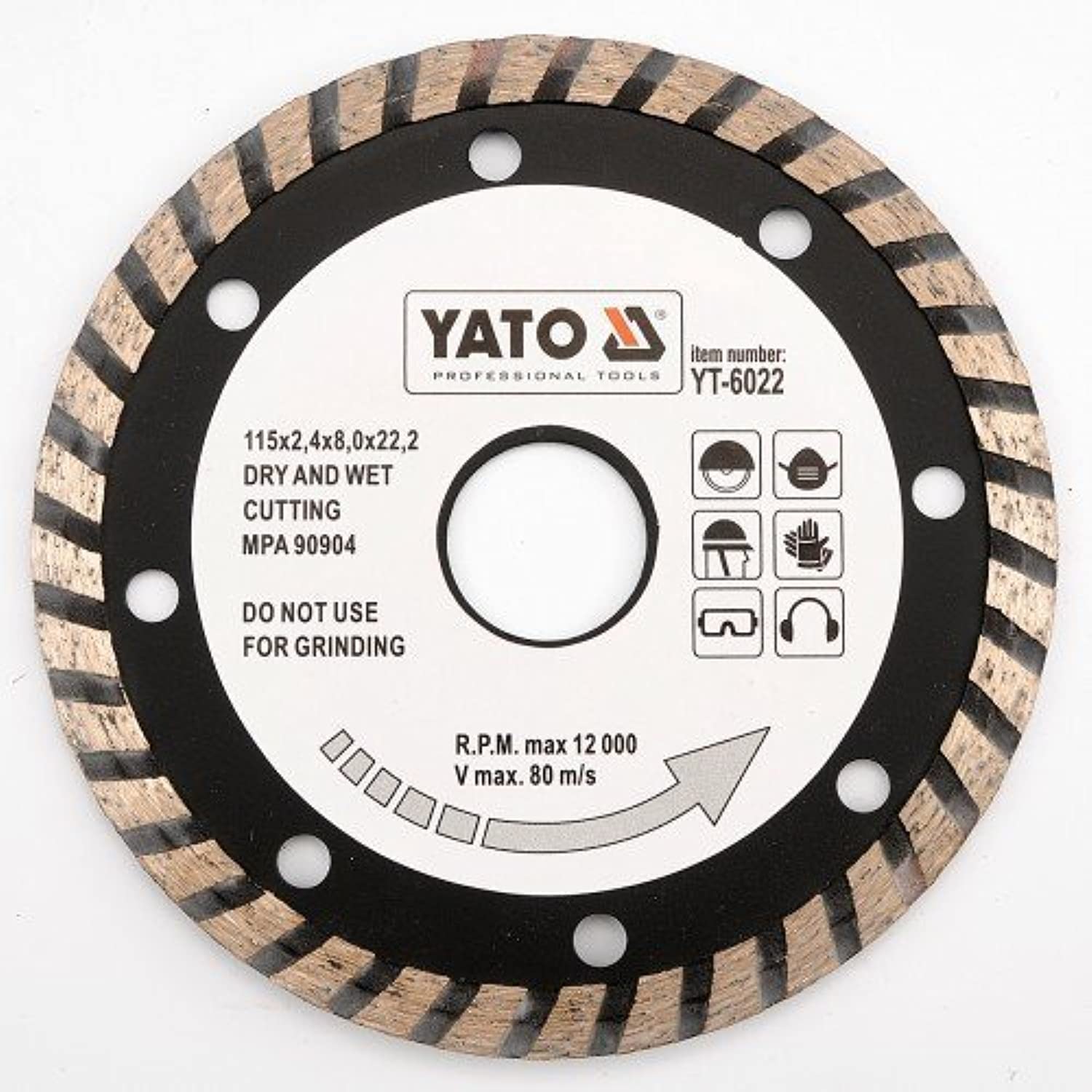 Yato YT-6024 Turbo Diamond Blade – 180 mm