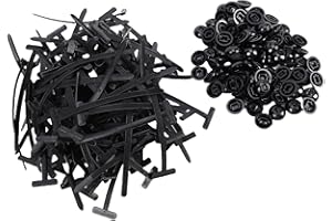 Aramox 100 Set Cable Tie Buckles, Nylon Universal Self Locking Cable Tie Clips for Car Bumpers, Fenders, Trunks