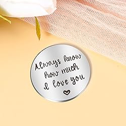 GEEHUA Pocket Hug Token, I Love You Handstamped
