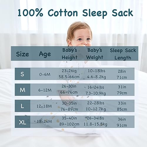 Sosomi Sleep Sack Organic Cotton Wearable Blanket Baby TOG