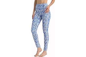 Ubestyle UPF 50+ High Waist Women's Long Swim Pants Swim Leggings Swimming Tights Sun Protective