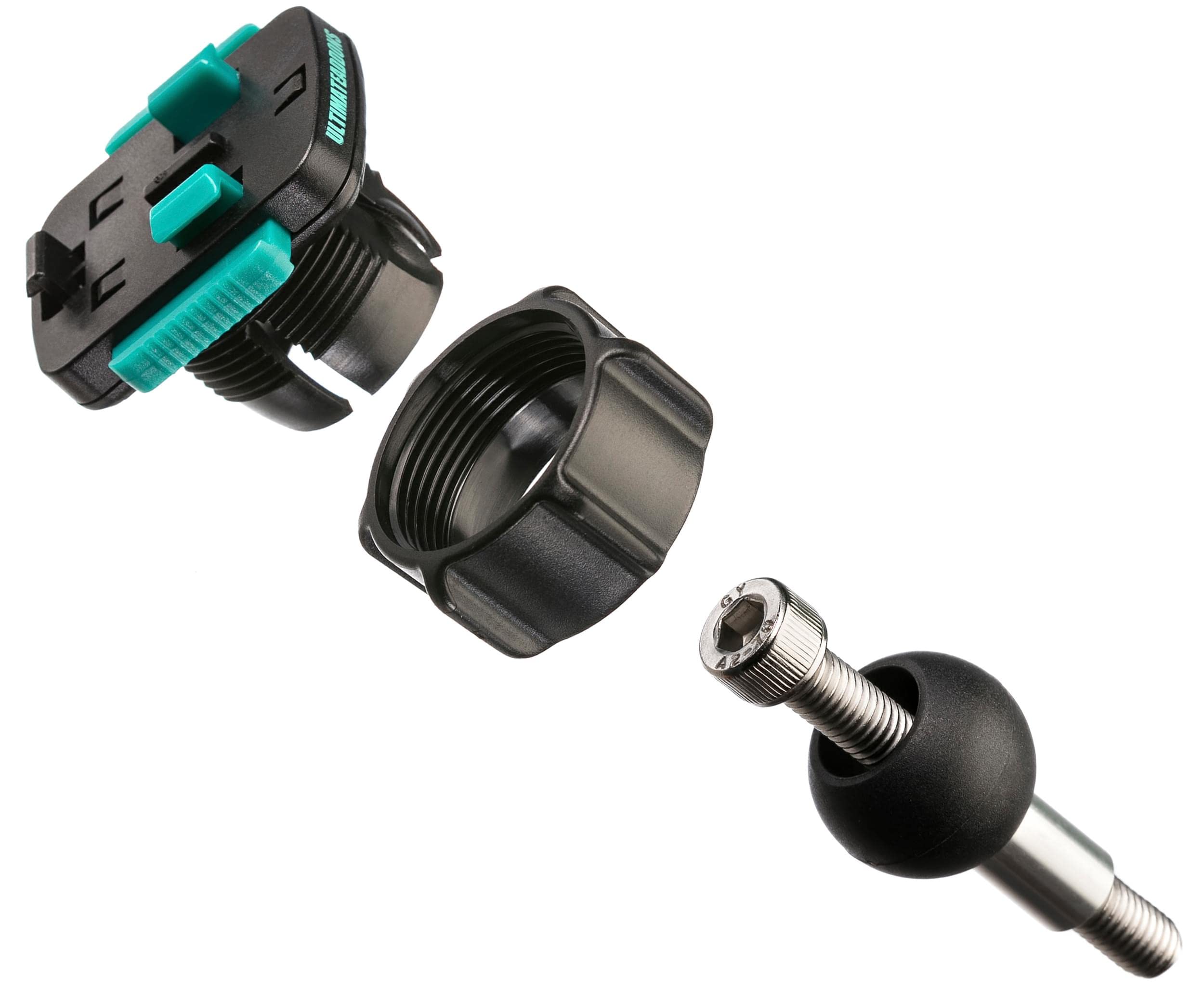 Ultimateaddons M10 Motorcycle Handlebar Top Clamp Bolt Attachment with 3 Prong Attachment