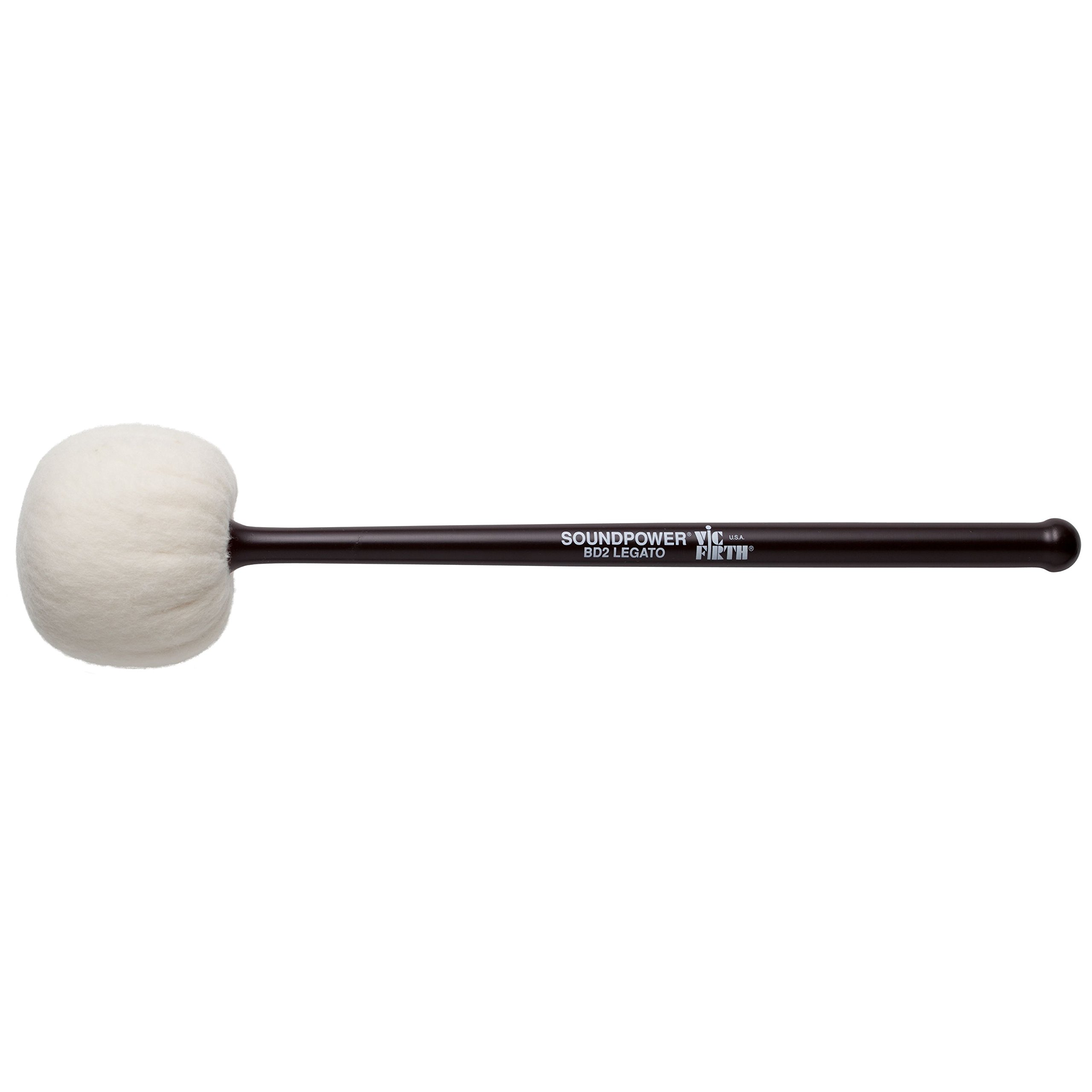 Vic FIrth - Soundpower® Bass Drum Beater BD2 - Legato - Single Beater