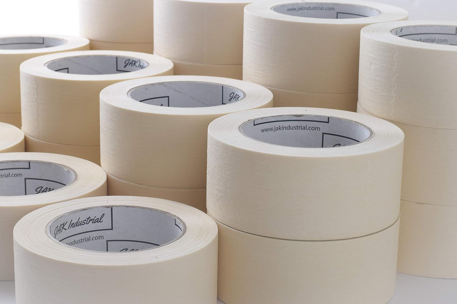 JAK Industrial 6 Rolls - 2 Inch Masking Tape for General Purpose/Painting - 60 Yards per roll: Home & Kitchen