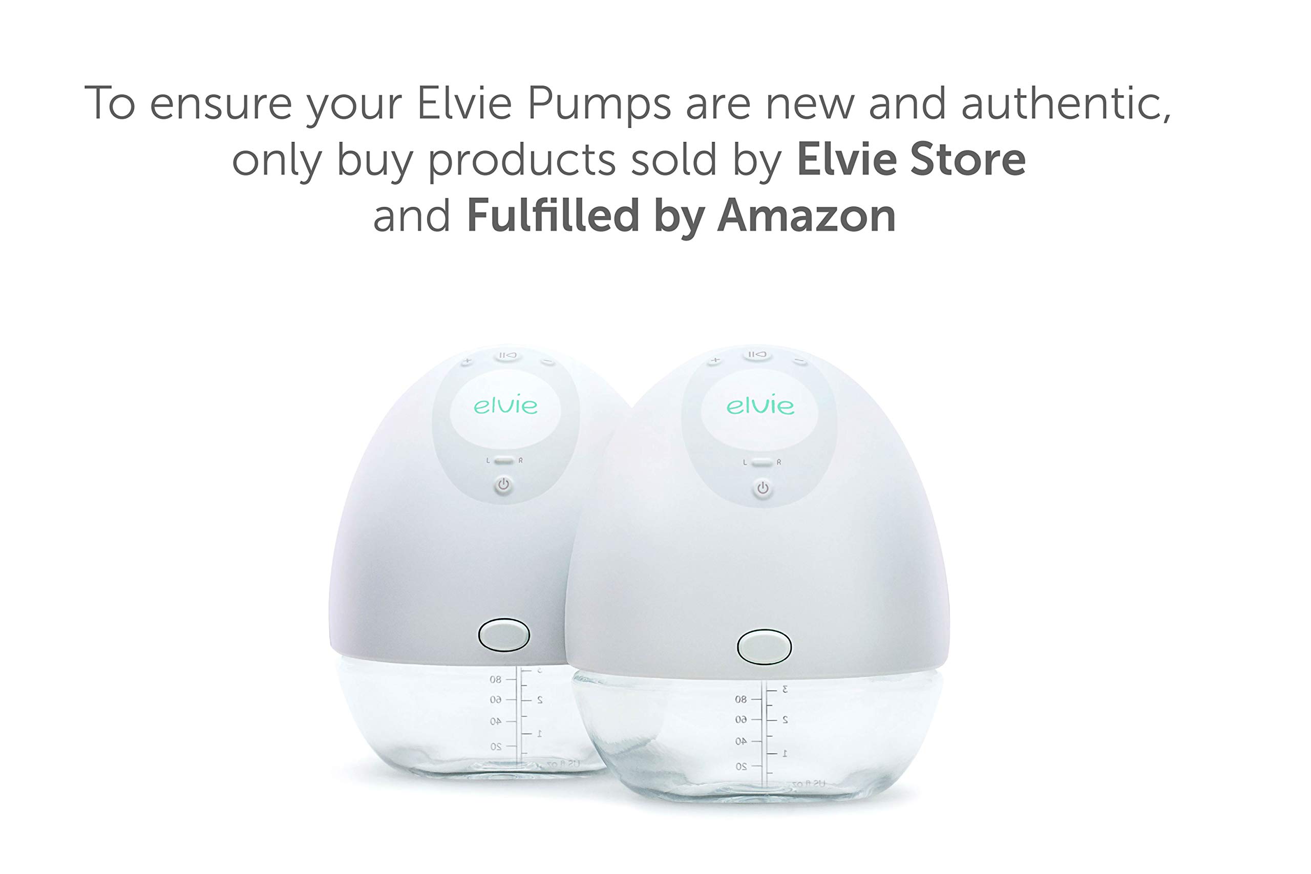 Elvie Pump Double Silent Wearable Breast Pump with App Electric Hands