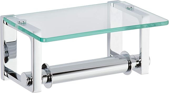 Ginger 3027 Pc Frame Tp Glass Polished Chrome Toilet Tissue