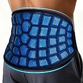 Hilph 2 Hours Long Lasting Large Ice Pack for Back Pain Relief Reusable | FSA Eligible HSA, Wearable Lower Back Cold Pack Wrap for Injuries, Lumbar, Waist, Sciatica, Surgery Recovery for Women Men