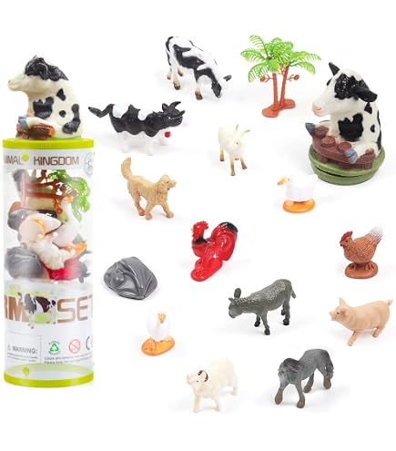 Mini Safari Dinosaur Figurines 16-Piece Set - Realistic Tiny Dinosaurs In Tube, Toy For Toddlers, Sensory Bin, Party Favors - View #13