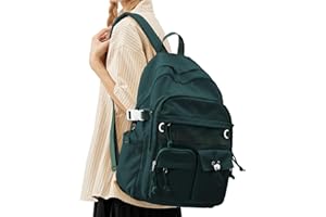 School Backpack School Backpack for Men Women Lightweight Laptop Bookbag Casual Daypack for Business Work College Travel