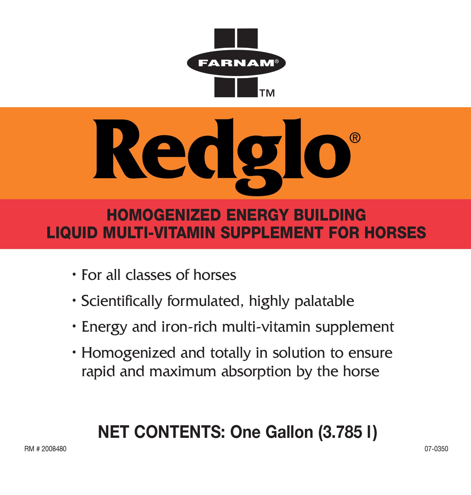 Mua Farnam Redglo Liquid MultiVitamin Supplement for Horses, 1 gallon