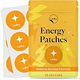 Ledisa Energy Patches with B12 - for Women &amp; Men | 100% Natural Patch with Thiamine &amp; Biotin | Energy, Focus, Body | 30 Day Supply