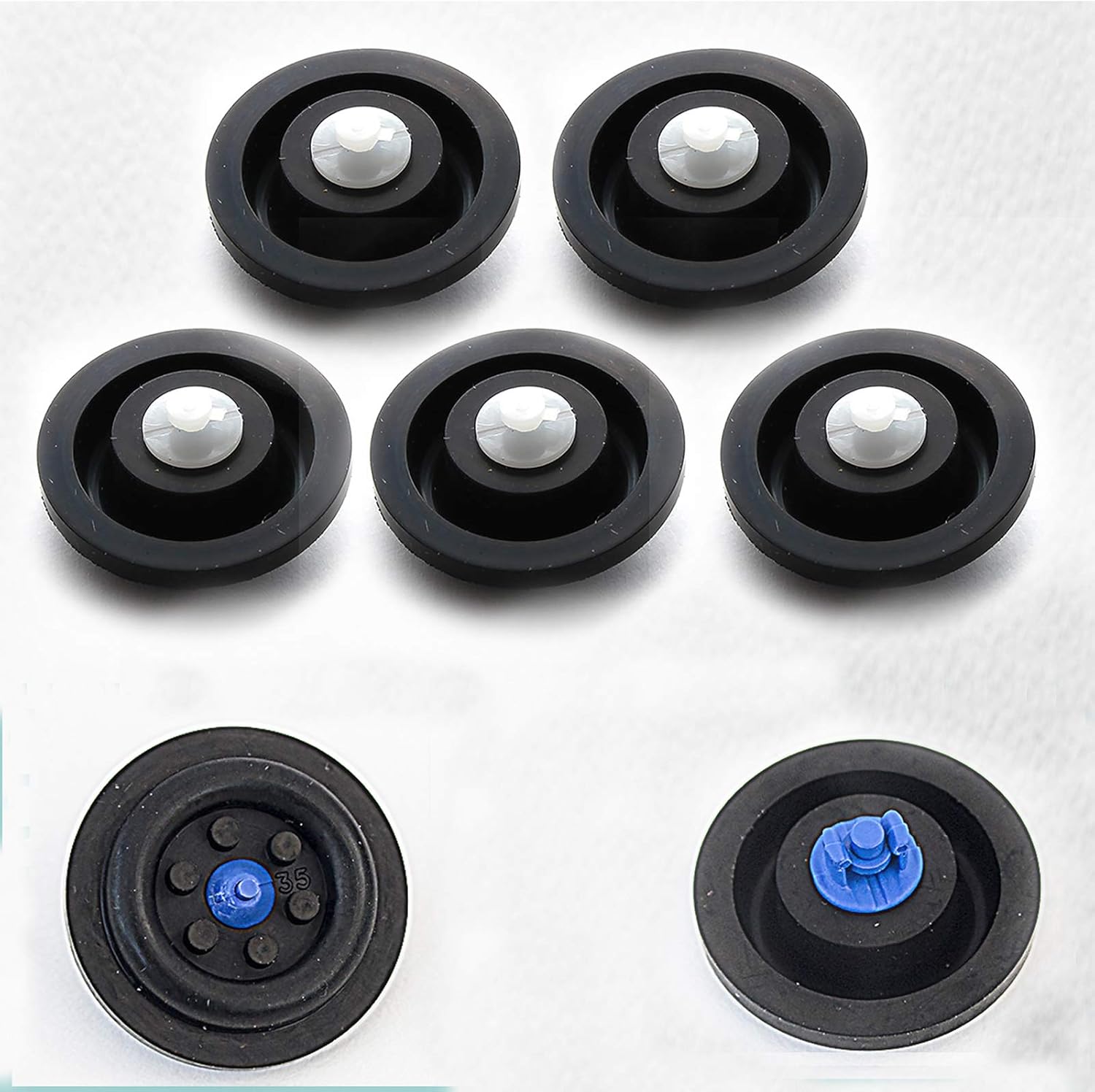 5 x Dudley Hydroflo Cistern Ball Valve Diaphragm Washer Replacement