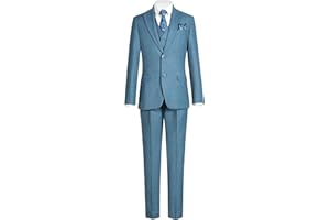 Marvelous Kids Boys Formal Suit Set 5 Pieces Fashion Slim Fit Suits