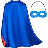 Double-Sided Superhero Capes and Masks for Kids - Perfect for Christmas, Halloween, Cosplay, and Parties