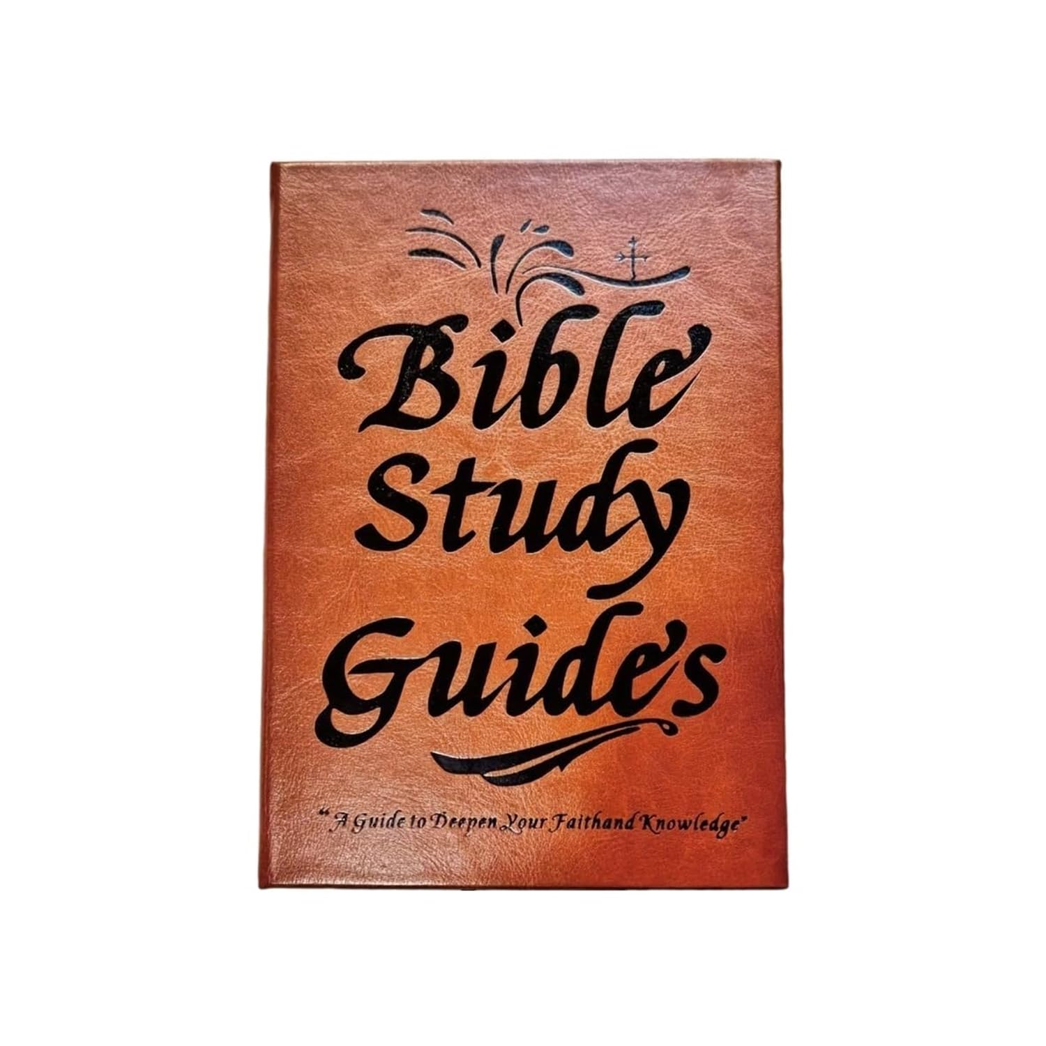 SDJTC 66-page Bible study guide with a PU leather cover, featuring ...