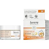 lavera Glow by Nature Day Care - Face Cream with Q10 & Vitamin C for a Radiant Complexion - Moisturizing Facial Cream - Anti Aging Cream - PETA Certified - Vegan - Made in Germany - 1.7 Fl Oz